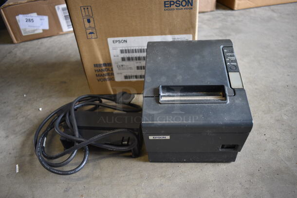 Epson Model M129H Receipt Printer. 5.5x8x6