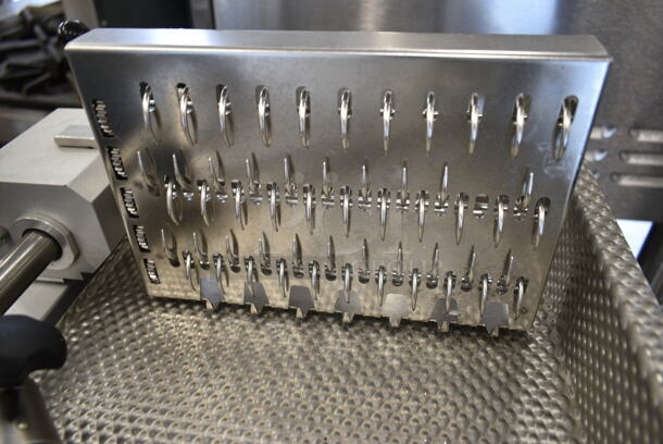 2021 Bizerba VSI330 F Stainless Steel Commercial Floor Style Meat Slicer Stacker. 120 Volts, 1 Phase. Tested and Stack Function and Screen Powers On But Requires Connection to Network / Admin Override From Bizerba Support To Work - Image 7 of 10