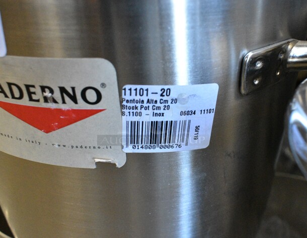 5 Vollrath 11101-20 Paderno 6 1/2 qt Stainless Steel Stock Pot. 5 Times Your Bid!  - Image 7 of 7