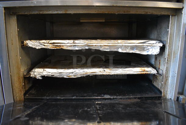 CPG Stainless Steel Commercial Natural Gas Powered 10 Burner Range w/ 2 Ovens, Over Shelf and Back Splash. 60x32x58 - Image 7 of 7