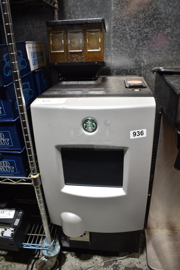 Starbucks SB41401UAV Metal Commercial Countertop Automatic Espresso Machine. 208 Volts, 1 Phase.  - Image 1 of 8