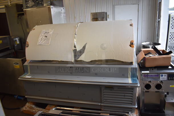 BRAND NEW! Traulsen TD078HT Stainless Steel Commercial Floor Style Fish Display Case Merchandiser. 115 Volts, 1 Phase. 78x38x56. Tested and Working! - Image 5 of 9