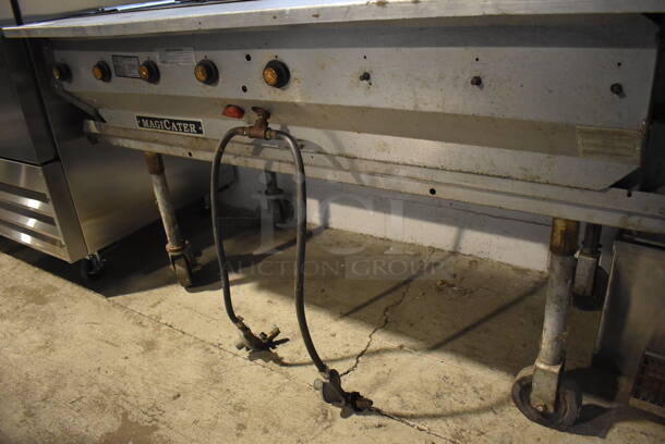 MagiCater LPG-60 Metal Commercial Propane Gas Powered Charbroiler Grill on Commercial Casters. 61x53.5x35 - Image 4 of 8