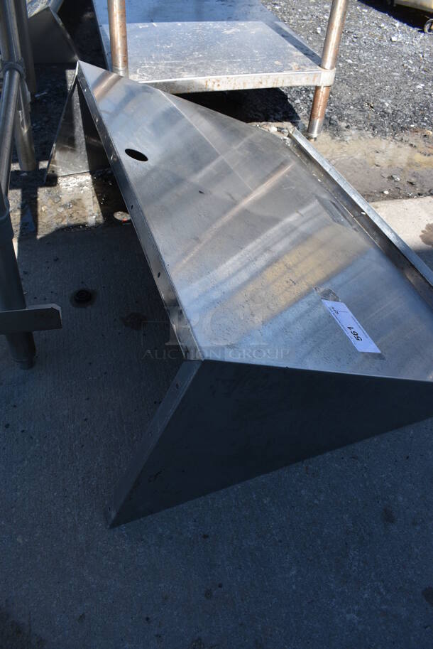 Eagle Stainless Steel Shelf w/ Wall Mount Brackets. 36x25x12 - Image 3 of 3