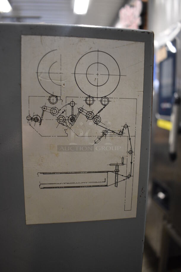 Hanagata Model HP-10 Metal Commercial Floor Style Automatic L Sealer on Commercial Casters. 200 Volts, 3 Phase. 66x36x56 - Image 9 of 11