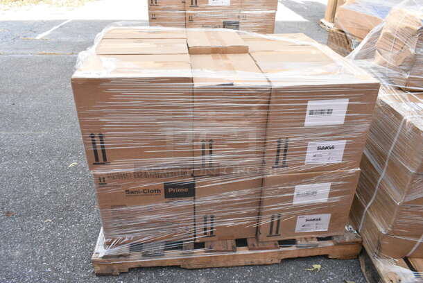 16 BRAND NEW IN BOX! Prime Sani Cloth Germicidal Disposable Wipe. 16 Times Your Bid!  - Image 1 of 5