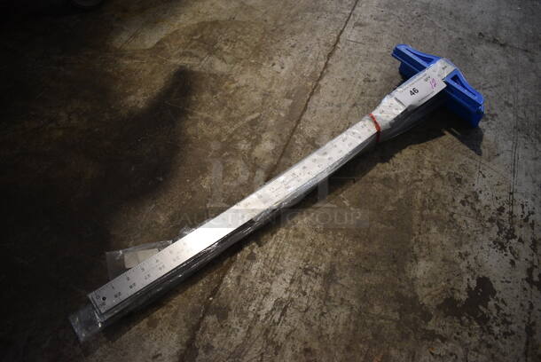 12 BRAND NEW! Alvin L30 Stainless Steel Professional T Square. 9x32. 12 Times Your Bid! - Image 1 of 4