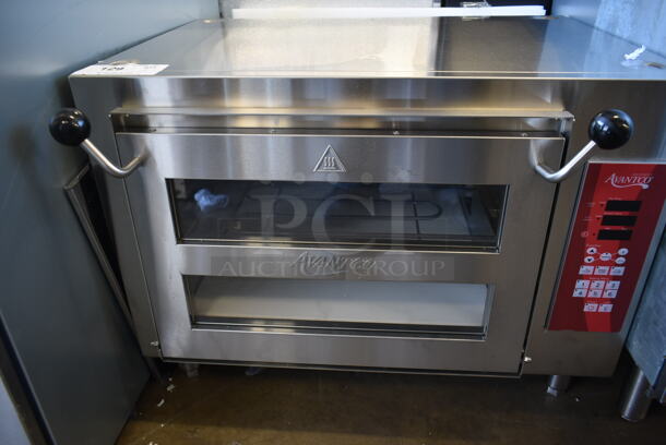 BRAND NEW SCRATCH AND DENT! Avantco 177DDPO18DSM Stainless Steel Commercial Countertop Electric Powered Pizza Oven w/ Cooking Stones. 240 Volts, 1 Phase. - Image 2 of 8