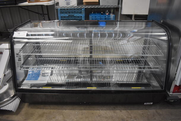 BRAND NEW SCRATCH AND DENT! Avantco BCC-48-HC 48" Black Refrigerated Countertop Bakery Display Case with LED Lighting. 115 Volts 1 Phase. Tested and Working! - Image 1 of 9