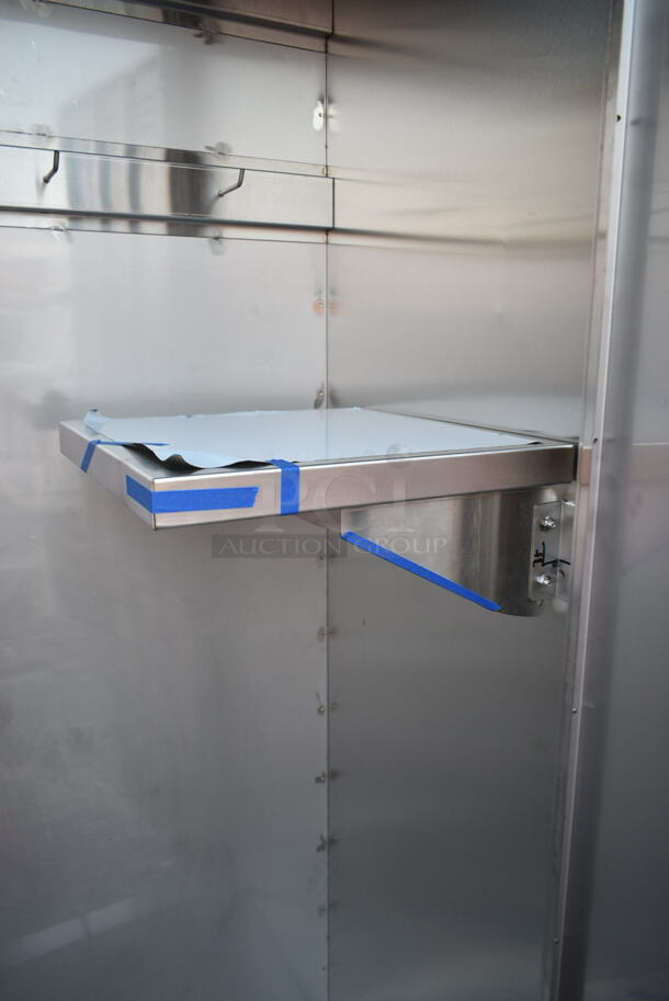 BRAND NEW SCRATCH AND DENT! Regency 600SMC48DD Stainless Steel Mop Sink Cabinet.  - Image 7 of 9