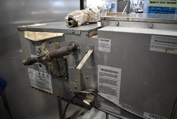 Lincoln Impinger 1116-000-A Stainless Steel Commercial Floor Style Natural Gas Powered Conveyor Pizza Oven on Commercial Casters. 72x40x42.5 - Image 11 of 11
