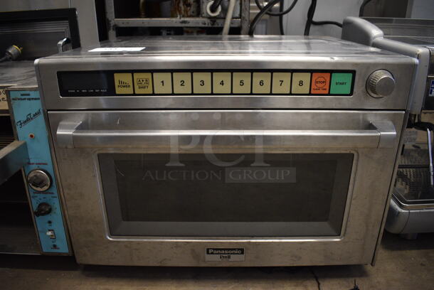 Panasonic Pro II NE-3280 Stainless Steel Commercial Countertop Electric Powered Microwave Oven. 208-240 Volts, 1 Phase. 26x21x19 - Image 1 of 5
