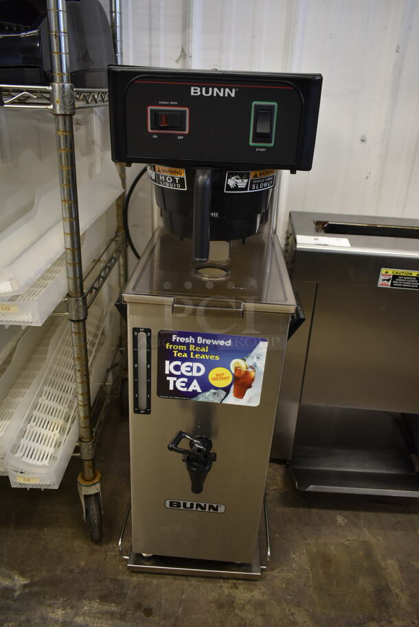 2014 Bunn TB3Q Stainless Steel Commercial Countertop Iced Tea Machine w/ Beverage Holder and Poly Brew Basket. 120 Volts, 1 Phase. - Image 3 of 6