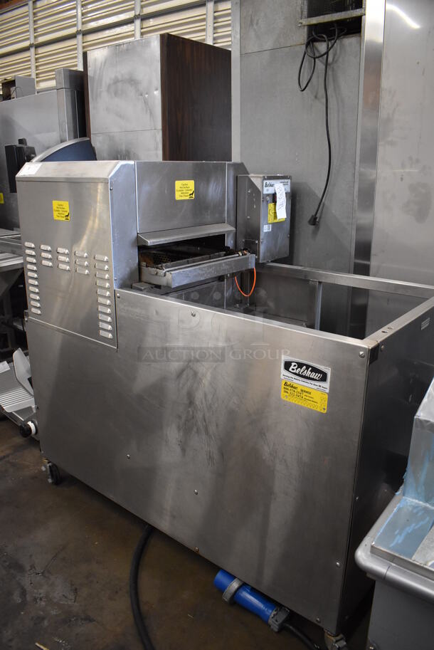 Belshaw Adamatic TG-50 Stainless Steel Commercial Floor Style Thermoglaze Icing Machine on Commercial Casters. 208 Volts, 1 Phase. 79x34x54 - Image 3 of 9