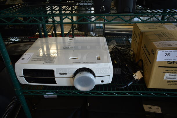 Epson H337A LCD Projector. 100-240 Volts, 1 Phase.  - Image 1 of 9