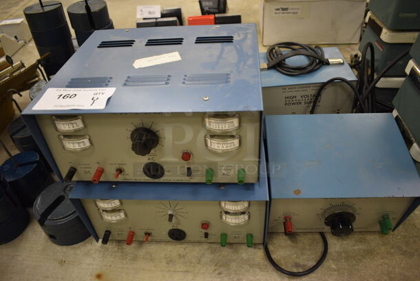 Welch Scientific Company AC/DC Power Supply Units. 4 Times Your Bid! (Main Building)