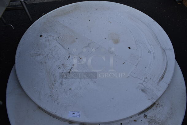 2 Round Folding Tables. Includes 72". 2 Times Your Bid! - Image 2 of 3