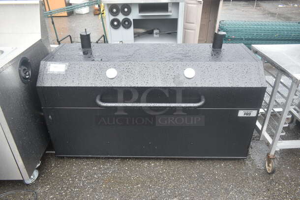 BRAND NEW! Backyard Pro 554SMOKR60AS Black Charcoal/Wood Smoker Grill w/ Adjustable Grates and Dome. Tested and Working! - Image 1 of 6