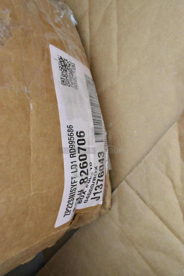 20 BRAND NEW Boxes Including 1907LVS32OZ 7 Lane Universal Gravity Feed Bottle Organizer for 32 oz. Bottles, 40716OZREGCJ Choice 16 oz. Pint Regular Mouth Glass Canning / Mason Jar with Silver Metal Lid and Band - 12/Pack, Hot Water Nozzle, 600CARTHOT Regency Hot Faucet Body Cartridge for 600FD4, 600FD8, and 600FW4 Series Faucets, Manitowoc 000007926 Manitowoc Ice 000007926 Lcd Housing Assy, 274JC3BAGBK Lavex Replacement Black Vinyl Bag for Janitor Cart, 808402 Tablecraft 402 2 Tbsp. Stainless Steel Coffee / Measuring Scoop, 3532U Anchor 12 oz Shelf Zombie Glasses, 167NLG1018 Winco Natural Latex Rubber Black One Size Fits Most 18" Unlined Gloves, 3CA-L-BB Changer Agitator Mop, Acopa Jumbo Steak Knives, 176FBPE18265 Choice 26" x 18" x 15" White Polyethylene Food Storage Box. 20 Times Your Bid!  - Image 12 of 12