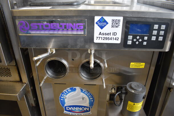 2015 Stoelting Model SF121-38I2 Stainless Steel Commercial Countertop Air Cooled 2 Flavor w/ Twist Soft Serve Ice Cream Machine. 208-230 Volts, 1 Phase. 22x32x32 - Image 2 of 6