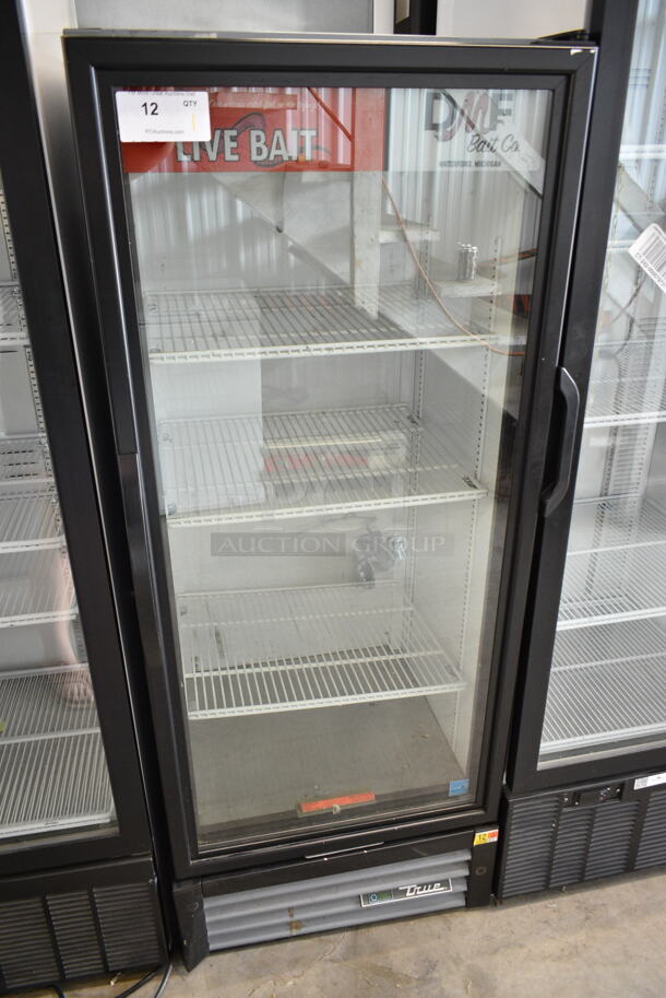 2019 True GDM-12-HC Metal Commercial Single Door Reach In Cooler Merchandiser w/ Poly Coated Racks. 115 Volts, 1 Phase. Tested and Working! - Image 1 of 4