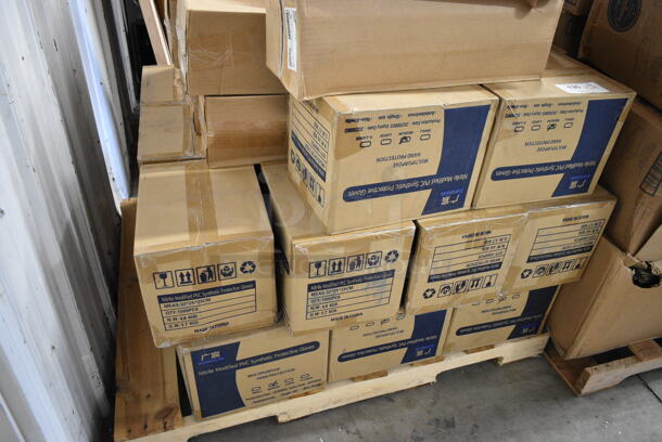 29 BRAND NEW Boxes of Nitrile Modified PVC Synthetic Protective Gloves Medium. 29 Times Your Bid!  - Image 2 of 5