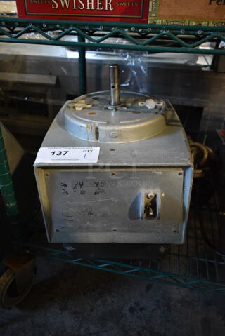 Robot Coupe R4X Metal Commercial Countertop Food Processor Base. Tested and Does Not Power On