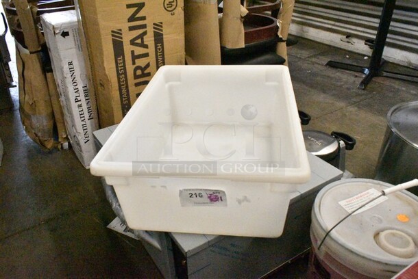 ALL ONE MONEY! Lot of Stainless Steel Drop In Bins and Poly Bin - Image 3 of 5