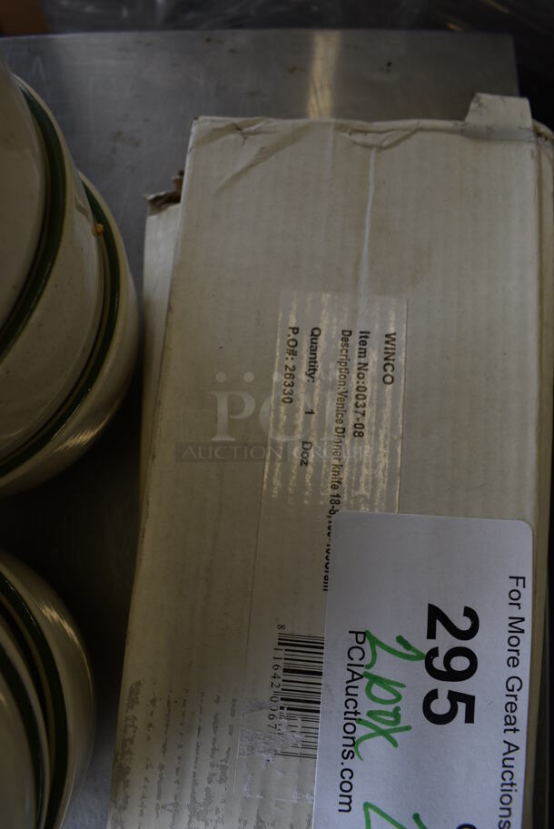 24 BRAND NEW IN BOX! Winco Model 0037-08 Stainless Steel Venice Dinner Knives. 9". 24 Times Your Bid! - Image 3 of 3