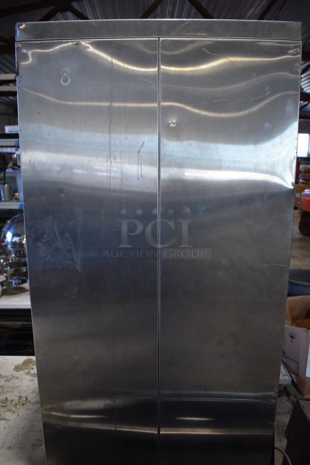 Carter Hoffmann PHB-450A Stainless Steel Commercial Holding Rack on Commercial Casters. 120 Volts, 1 Phase. 29x35x74. Tested and Powers On But Temps at 71 Degrees - Image 6 of 8