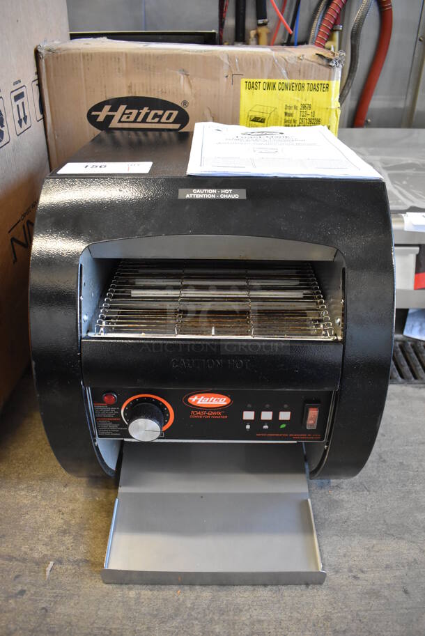 BRAND NEW IN BOX! Hatco TQ3-10 Stainless Steel Commercial Countertop Conveyor Oven. 120 Volts, 1 Phase. 15x17x16. Tested and Working!