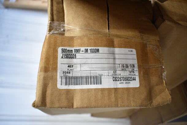 15 BRAND NEW Boxes of 500mm RMF-IM 1000M Meat / Produce Film. 15 Times Your Bid!  - Image 5 of 6