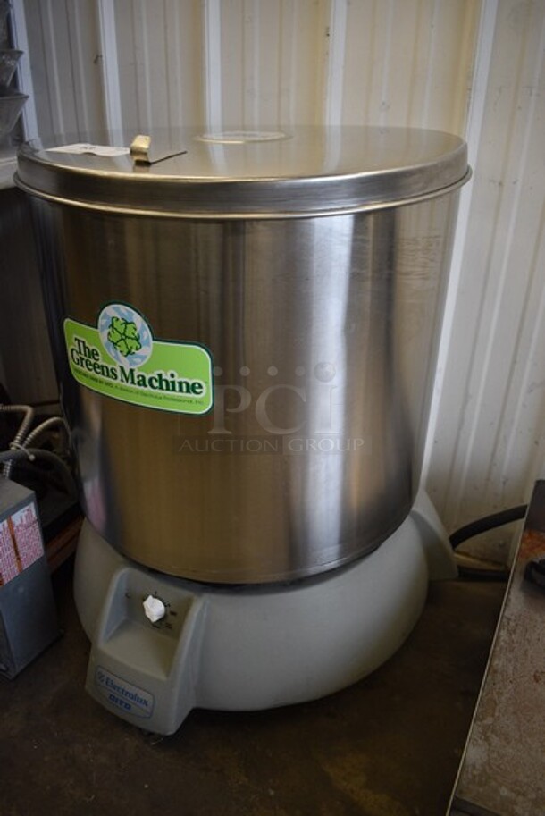 Electrolux Dito The Greens Machine Stainless Steel Commercial Floor Style Lettuce Spinner Salad Spinner on Commercial Casters. 25x25x32. Tested and Working! - Image 2 of 5