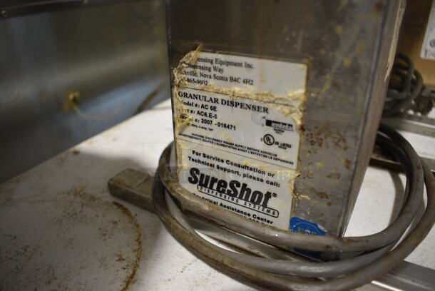 Sure Shot Model AC 6E Stainless Steel Commercial Countertop Sugar Dispenser. 120 Volts, 1 Phase. 7x12x23 - Image 4 of 5