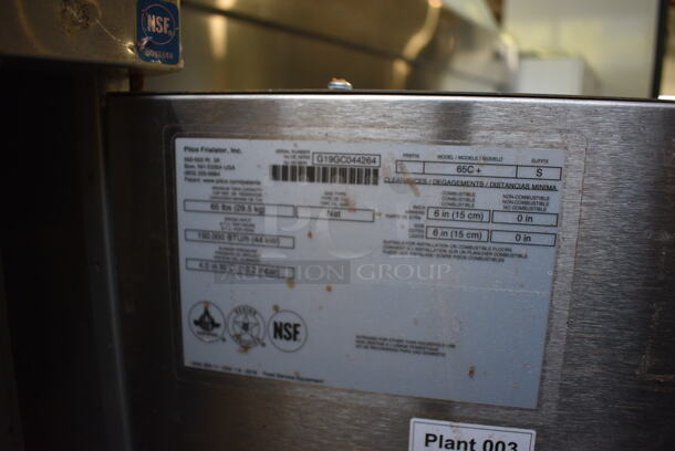2019 Pitco Frialator 65C Stainless Steel Commercial Floor Style Natural Gas Powered Deep Fat Fryer w/ 2 Metal Fry Baskets. 150,000 BTU. 20x35x48 - Image 5 of 5