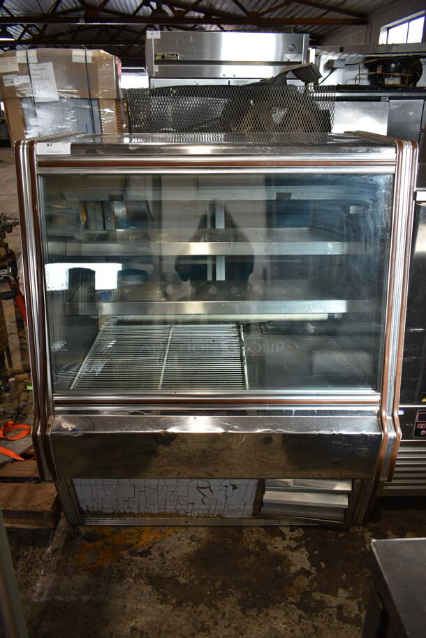 Stainless Steel Commercial Floor Style Deli Display Case Merchandiser. 115 Volts, 1 Phase. Tested and Working! - Image 1 of 8
