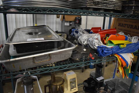 ALL ONE MONEY! Tier Lot of Various Items Including Metal Baking Pan and Price Guns