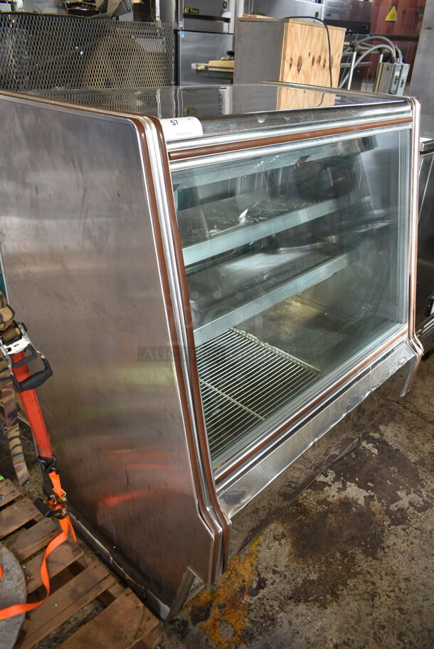 Stainless Steel Commercial Floor Style Deli Display Case Merchandiser. 115 Volts, 1 Phase. Tested and Working! - Image 4 of 8