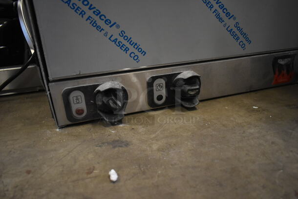 BRAND NEW SCRATCH AND DENT! Vollrath POA 8002 40848 Stainless Steel Commercial Countertop Electric Pizza Oven with 2 Ceramic Decks. See Pictures for Broken Cooking Stones. 208-240 Volts, 1 Phase.  - Image 3 of 7