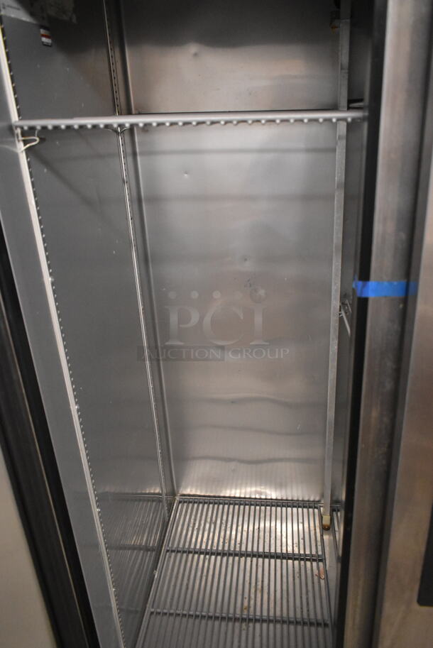 2017 True T-35 Stainless Steel Commercial 2 Door Reach In Cooler w/ Poly Coated Racks. 115 Volts, 1 Phase. Tested and Working! - Image 3 of 5