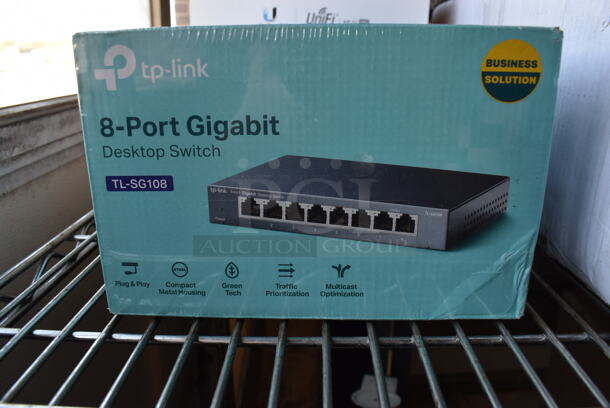 6 Various Items; TP Link 5 Port Desktop Switch, TP Link 8 Port Gigabit Desktop Switch, Linksys 8 Port Ethernet Switch, Cisco Meraki Z3 Router, 2 Ubiquit UAP-AC-PRO Pro Access Point. 6 Times Your Bid! - Image 4 of 12