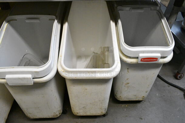 5 White Poly Ingredient Bin on Commercial Casters. 5 Times Your Bid! (kitchen) - Image 3 of 4