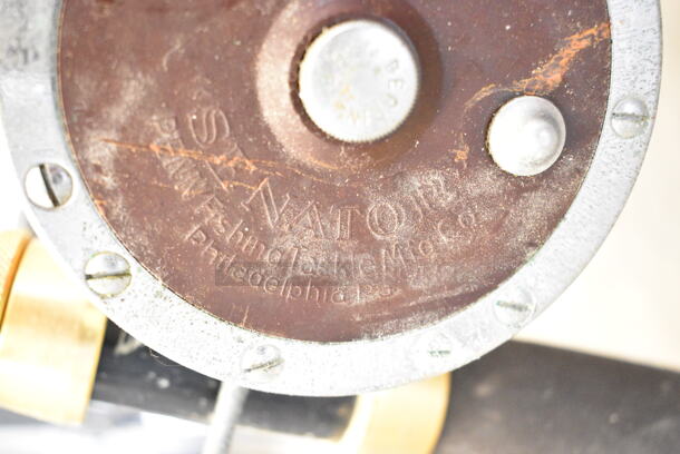 Fenwick Pacific Stik Fenglass 785-ST Fishing Rod w/ Senator Penn Reel.  - Image 5 of 12