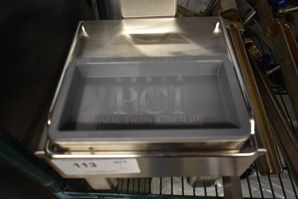 BRAND NEW SCRATCH AND DENT! 2016 Bunn 1SH STAND Stainless Steel Commercial Countertop Satellite Server Stand. 120 Volts, 1 Phase. - Image 3 of 5