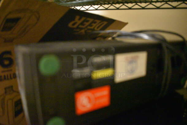 ALL ONE MONEY! Tier Lot of Various Items Including Samsung DVD Player, Keyboard, Remotes, Two-Line Business Telephones, and Denon Receiver - Image 4 of 8