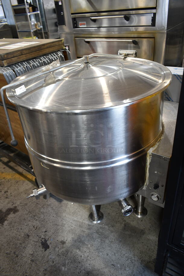 Cleveland KGL 80 Stainless Steel Commercial Floor Style 80 Gallon Steam Kettle. Appears To Be Direct Steam - Image 1 of 6