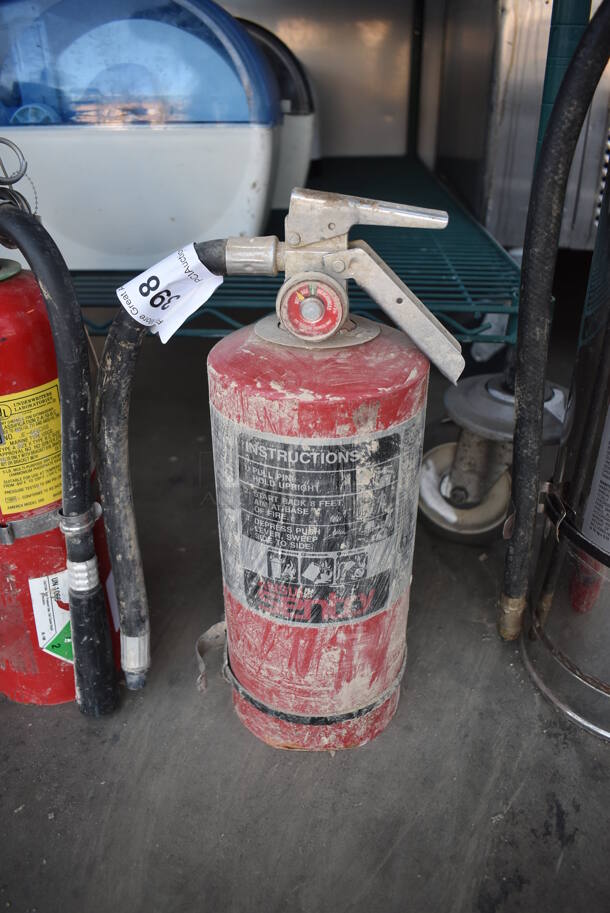 Ansul Sentry Dry Chemical Fire Extinguisher. Buyer Must Pick Up - We Will Not Ship This Item. 8x5x13