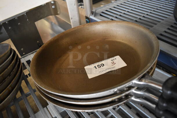 3 Metal Skillets. 20.5x12.5x2. 3 Times Your Bid! - Image 2 of 2