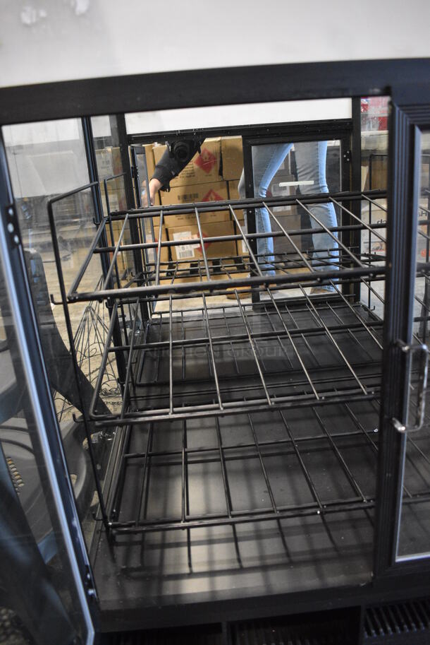 Black Metal Dry Merchandising Display Case. 31x24x36 - Image 3 of 4