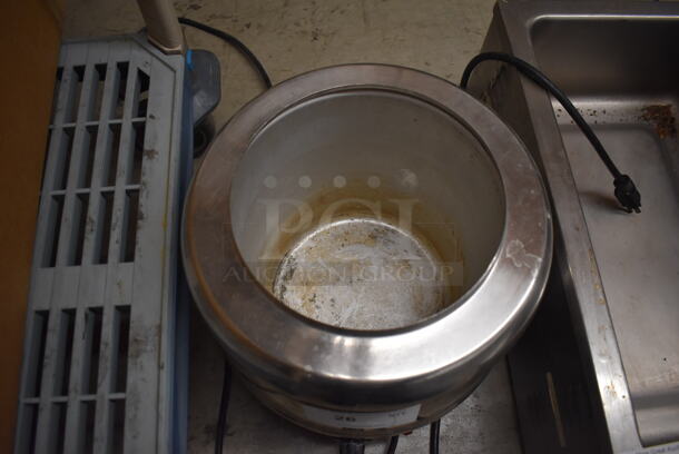 Omega AT51588S Stainless Steel Commercial Countertop Soup Kettle Food Warmer. 120 Volts, 1 Phase. 13x14x13. Tested and Working! - Image 3 of 4